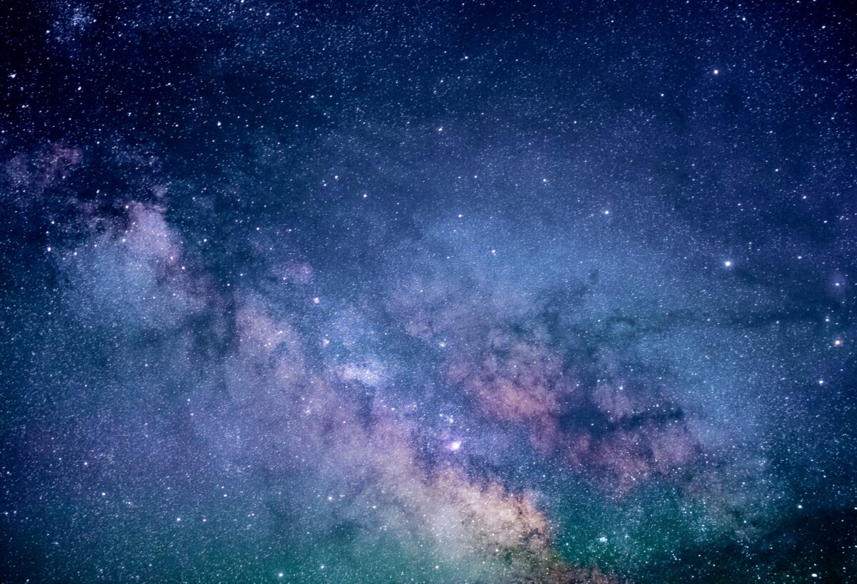 Night sky with the Milky Way full of stars